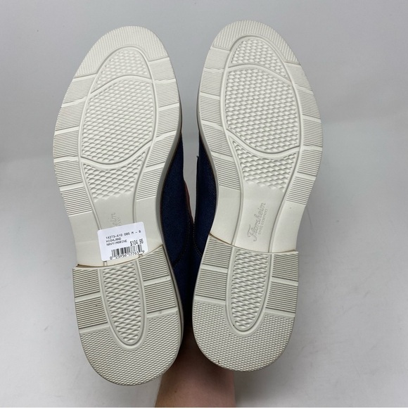 Florsheim Highland Plain Toe Canvas Oxford Navy - Picture 7 of 8